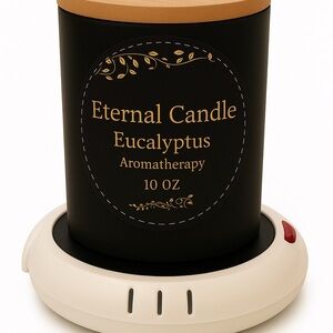 Eucalyptus Aromatherapy Candle | Organic & Flameless – Eternal Candle